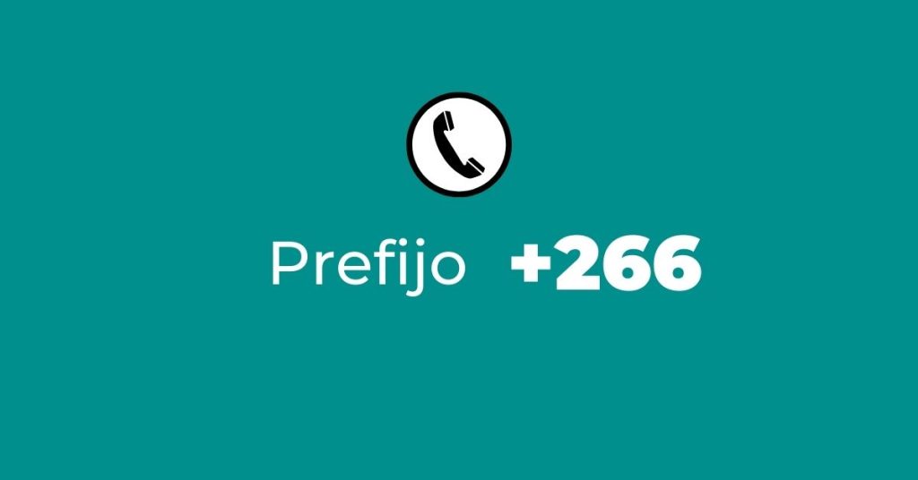 Prefijo +266 ¿De dónde es? – Lesoto